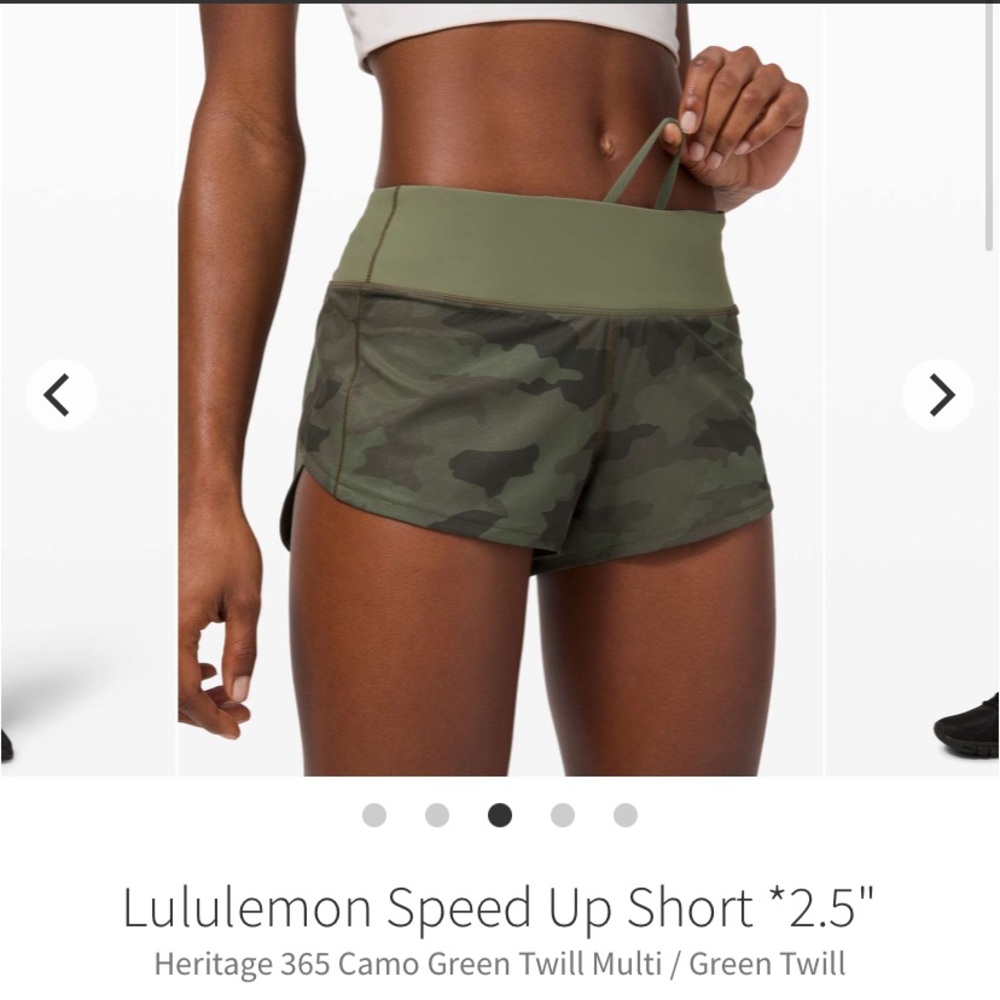 Lululemon Speed Up Shorts